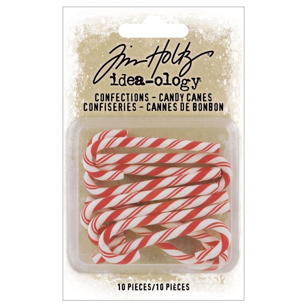 Tim Holtz Idea-ology Christmas 2022 Candy Canes 10/pkg