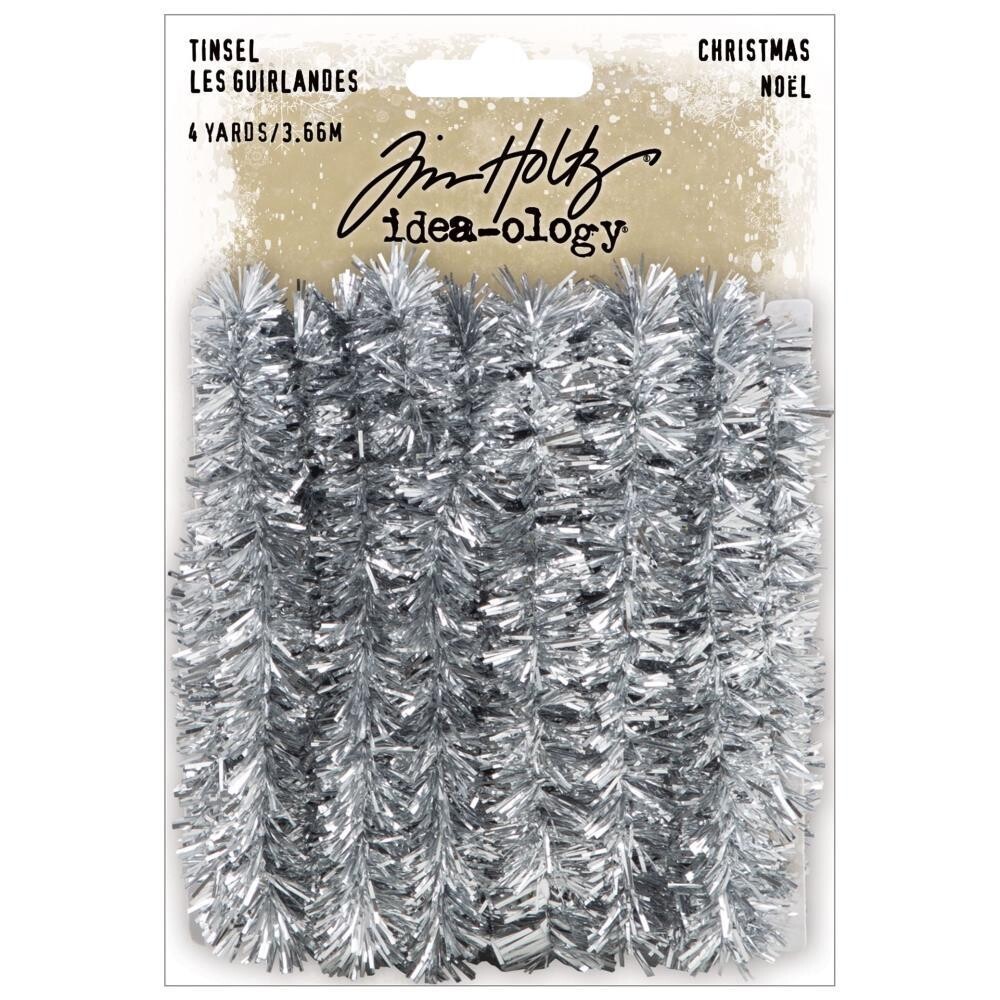 Tim Holtz Idea-ology Christmas 2022 Silver Tinsel