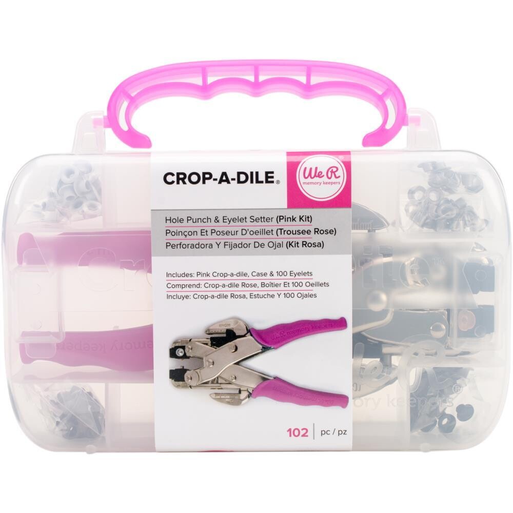 We R Memory Keepers Crop-A-Dile Kit Pink