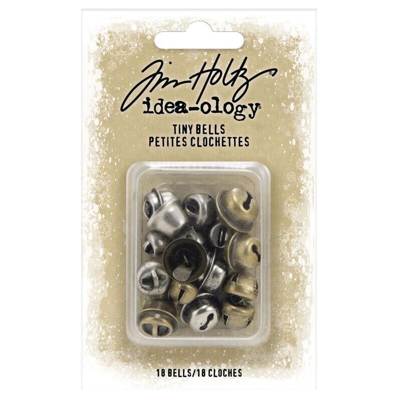 Tim Holtz Idea-ology Christmas 2021 Tiny Bells 18/pkg