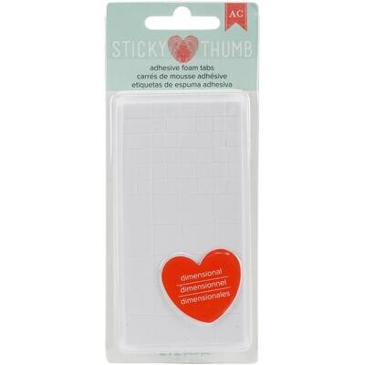 Sticky Thumb Adhesive Foam Tabs 272/pkg