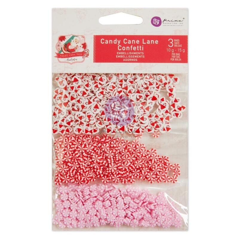 Prima Confetti - Candy Cane Lane Shaker Mix