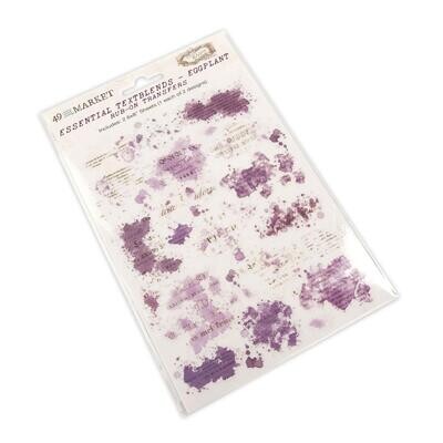 49 and Market Vintage Bits Essential Textblends Rub-ons - Assorted