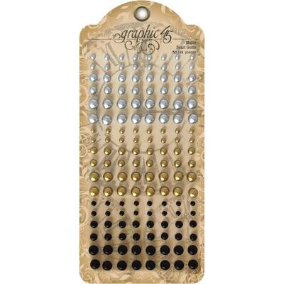 Graphic 45 Pearl Gems - Matte 144/pkg