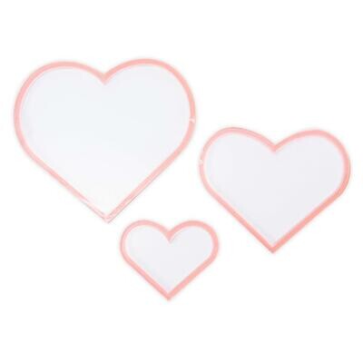 Sizzix Shaker Panes Hearts 3/pkg