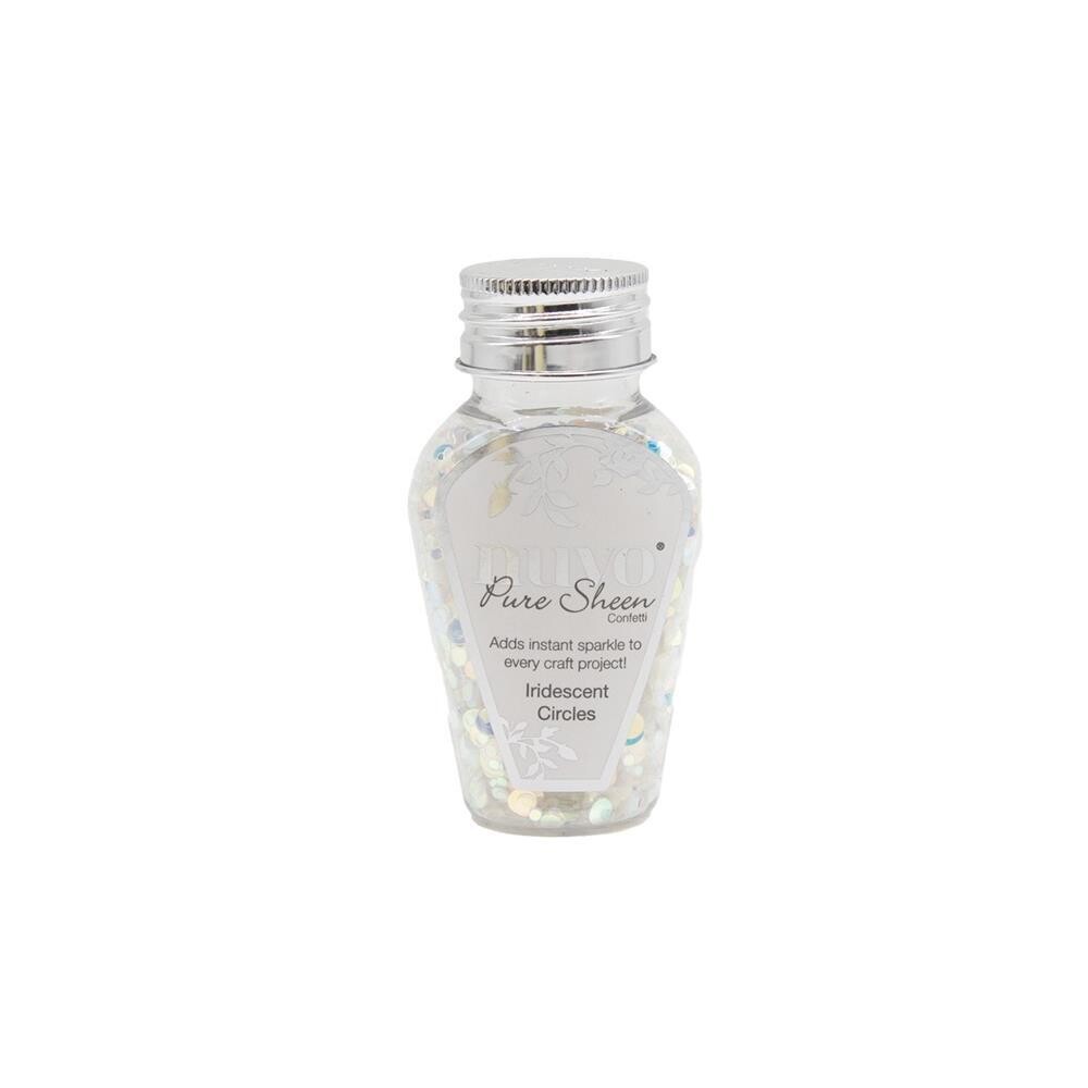 Tonic Studios Nuvo Pure Sheen Confetti 1.7oz Iridescent Circles