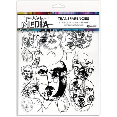 Dina Wakley MEdia Transparencies - Assorted