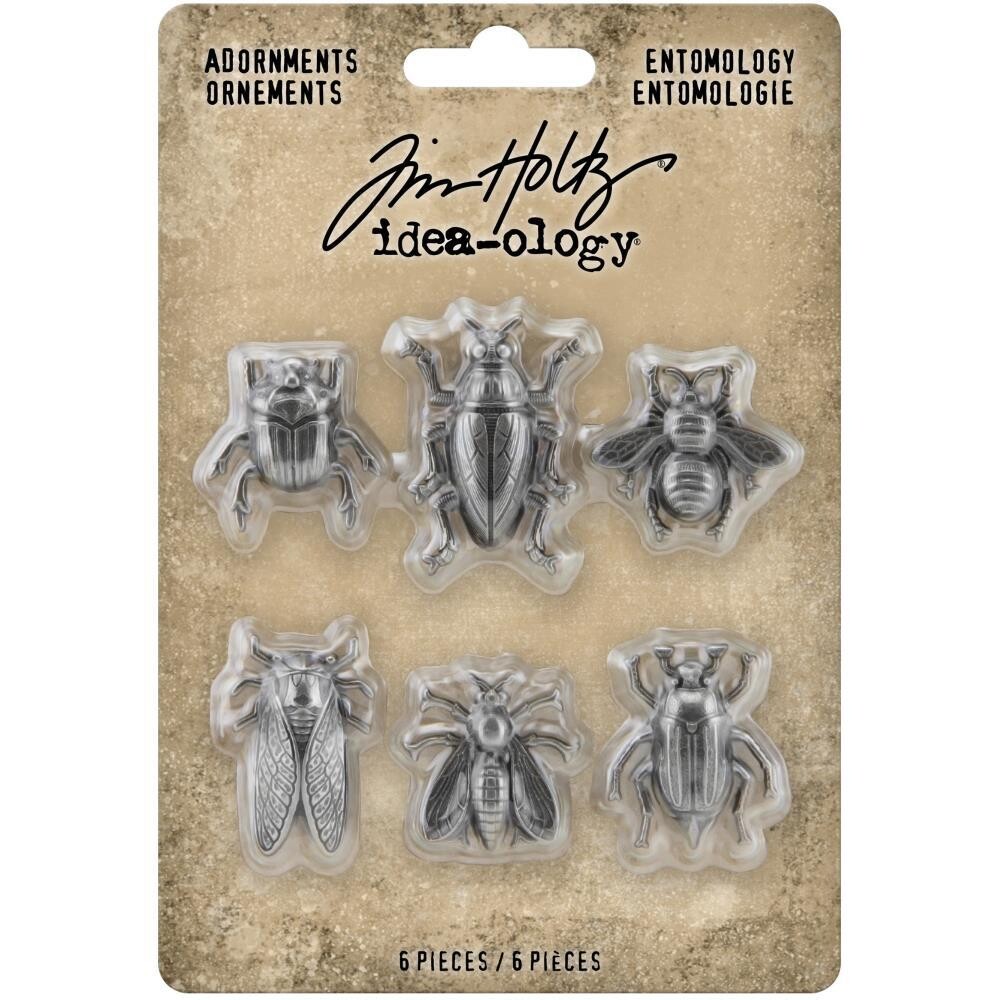 Tim Holtz Idea-ology Adornments Entomology 6/pkg