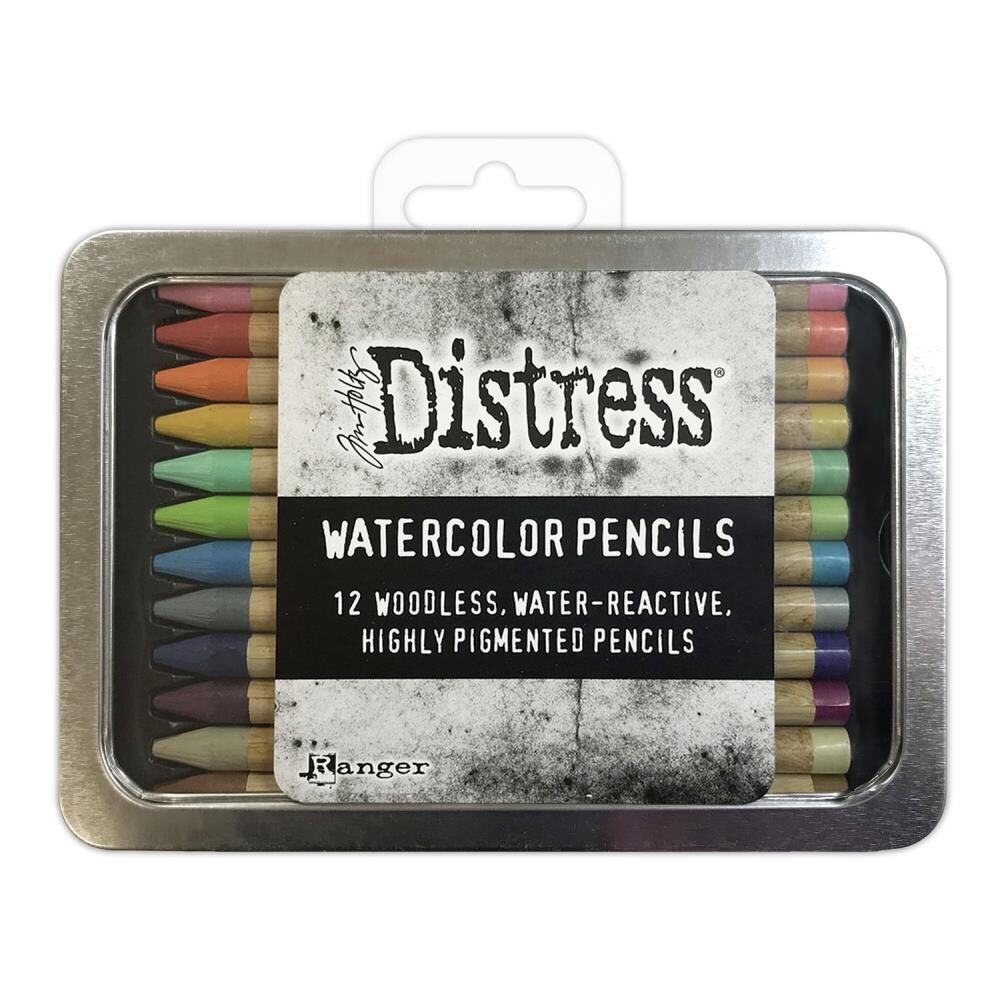 Tim Holtz Distress Watercolor Pencils Set 2 Pack of 12