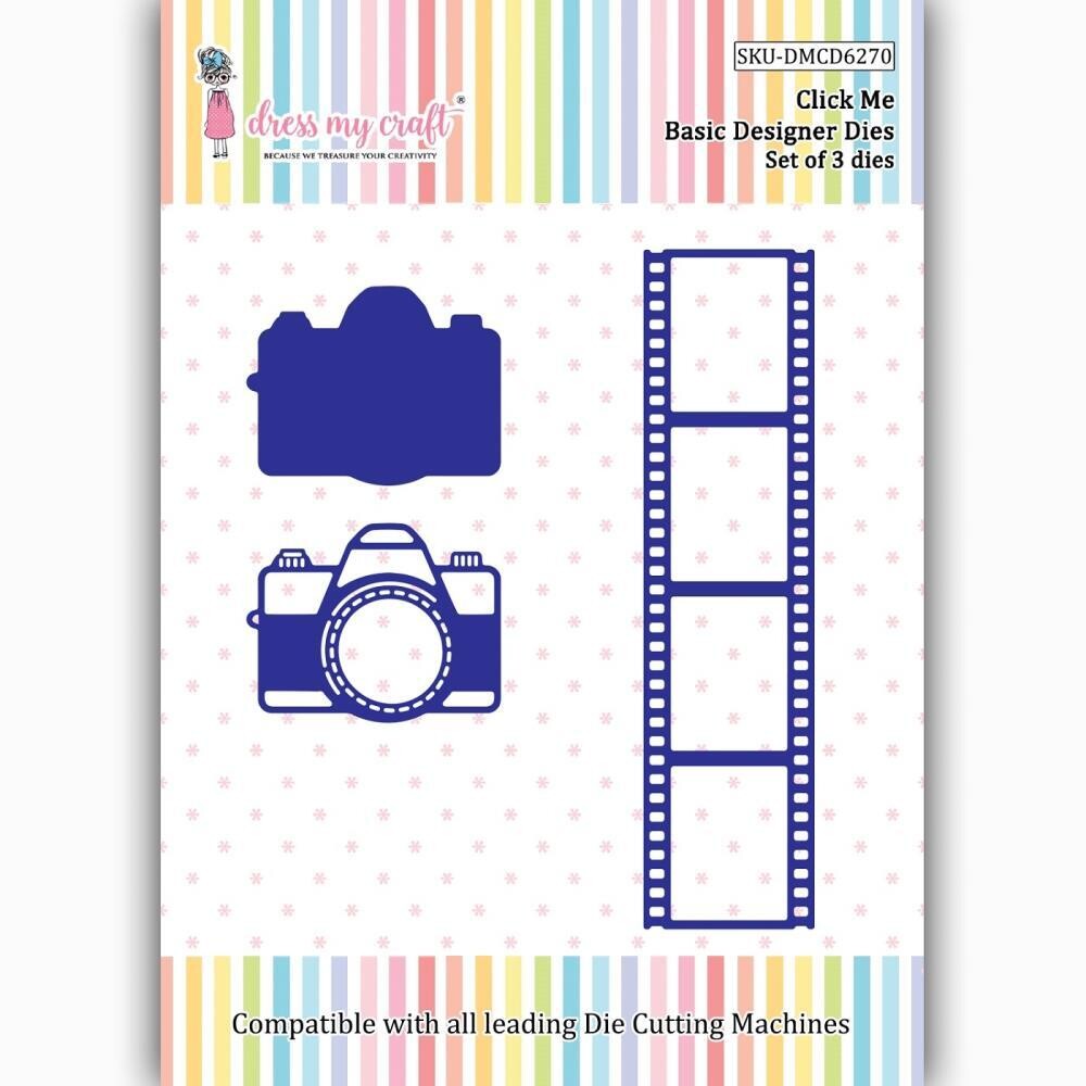 Dress My Craft Dies - Click Me 3/pkg