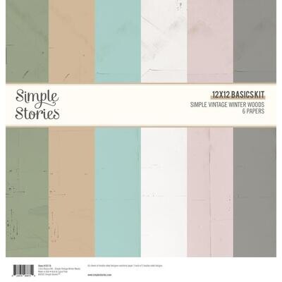 Simple Stories Vintage Winter Woods Collection - Assorted