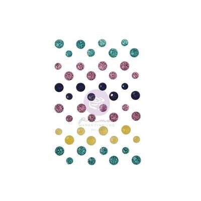 Prima Say it in Crystals Painted Floral 48/pkg