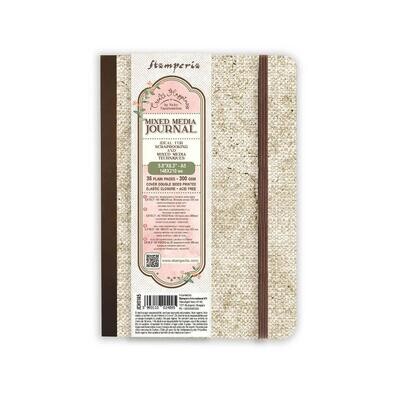 Stamperia Mixed Media Journal A5 35 plain pages