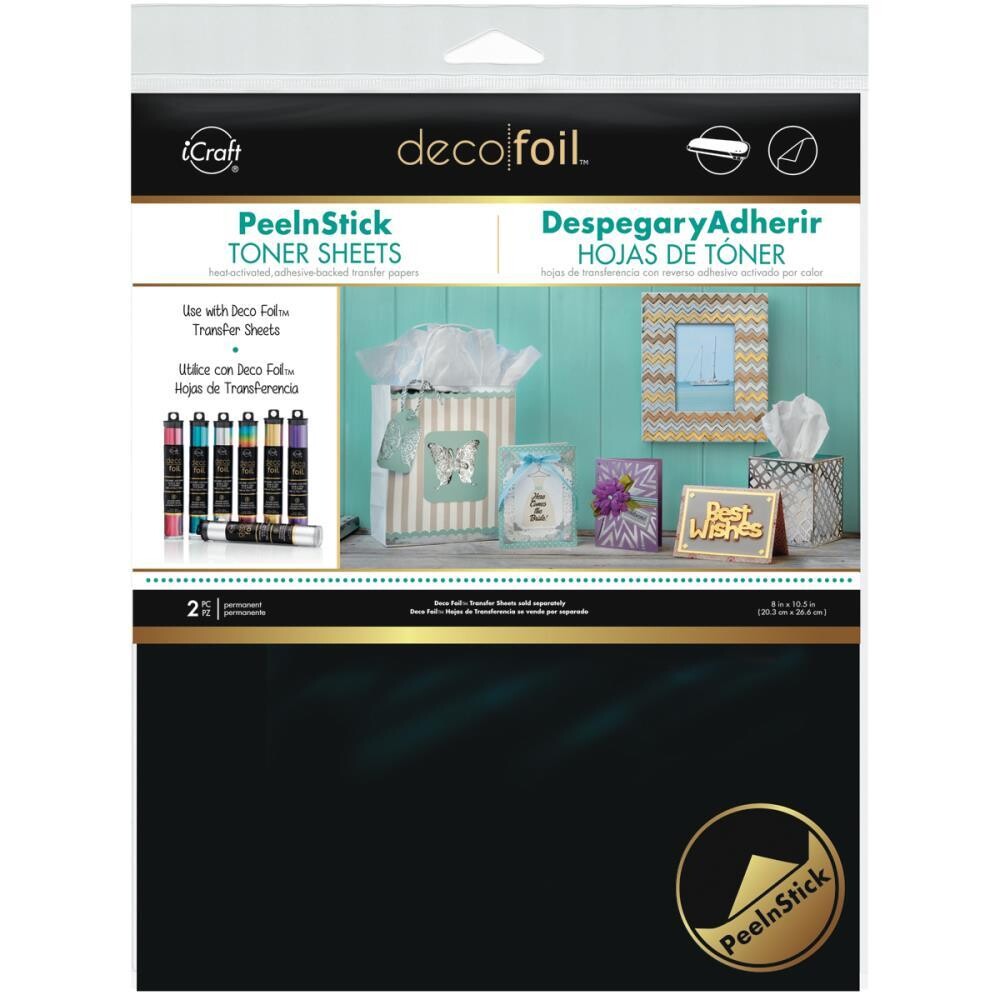 Decofoil Toner Sheets Peel n Stick 2/pkg