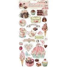 Stamperia Sweety 12x6&quot; Chipboard Stickers 27/pkg