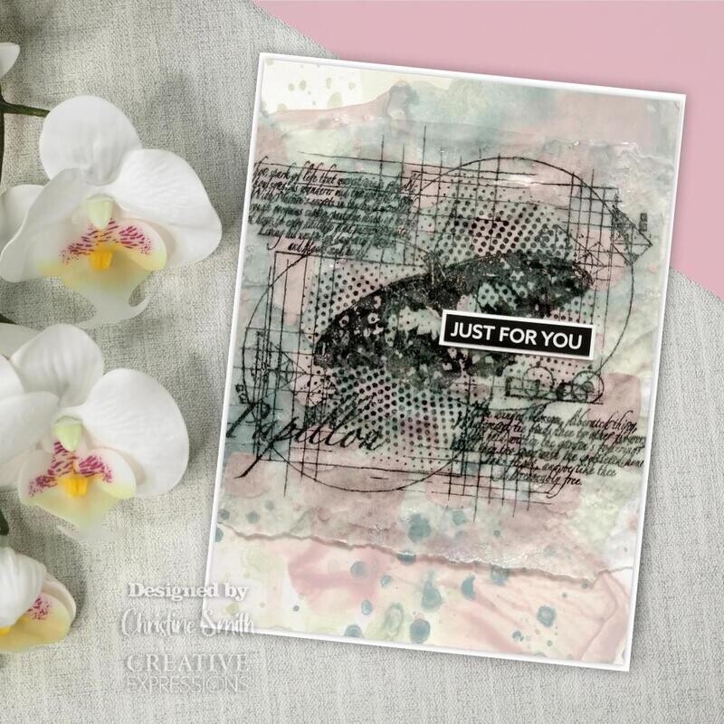 Creative Expressions Rubber Stamp By Andy Skinner Papillon Dreams