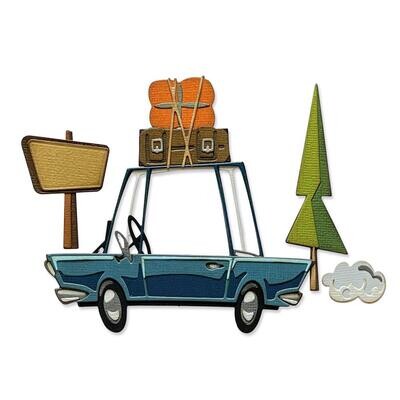 Tim Holtz Sizzix Thinlits Dies Road Trip Colorize 25/pkg