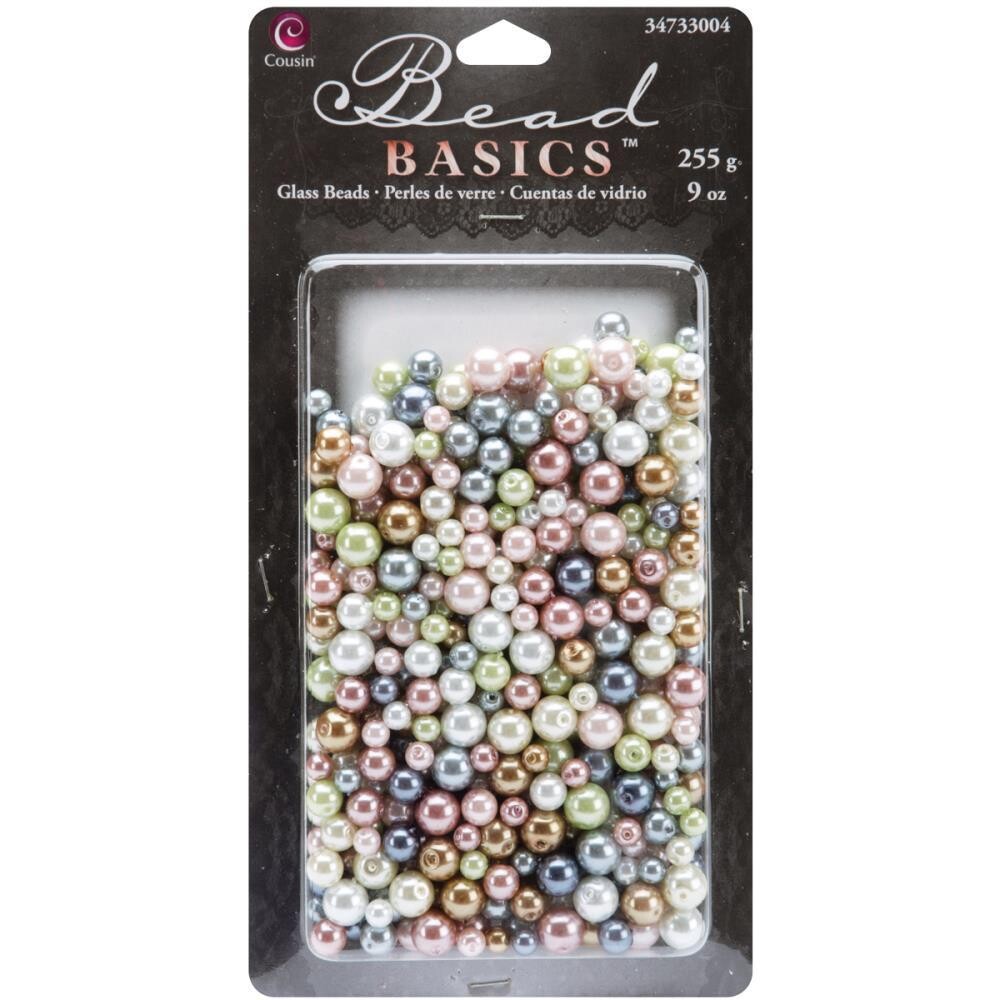 Cousin DIY Bead Basics - Glass Beads Pearls 255g