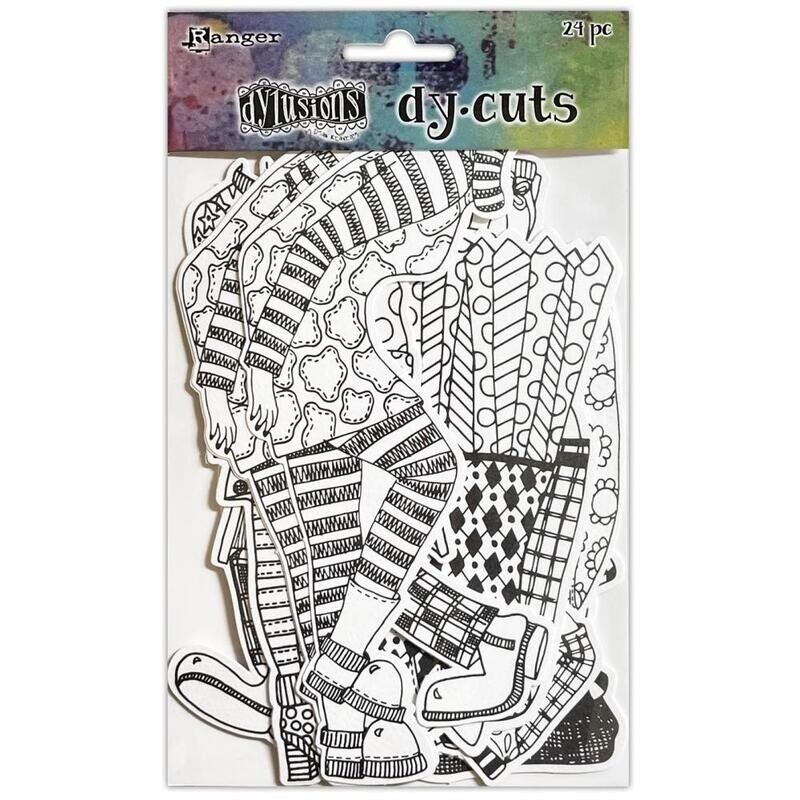 Dylusions Dy-cuts Me Bodies 24/pkg