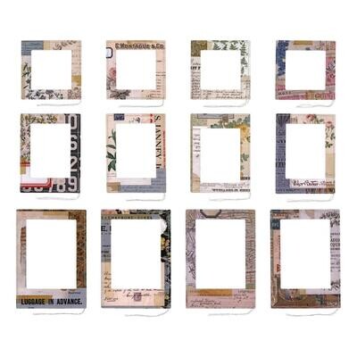 Tim Holtz Idea-ology Layer Frames Collage 12/pkg