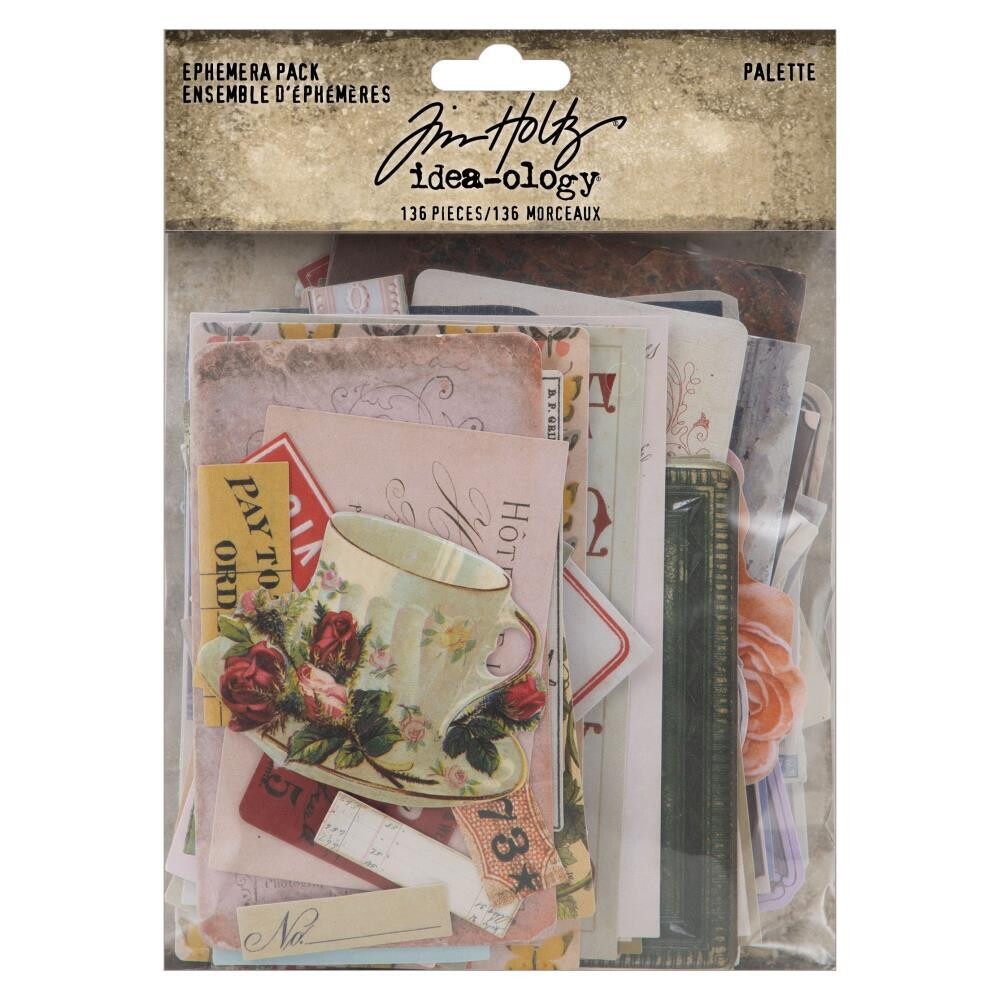 Tim Holtz Idea-ology Ephemera Pack Palette 136/pkg