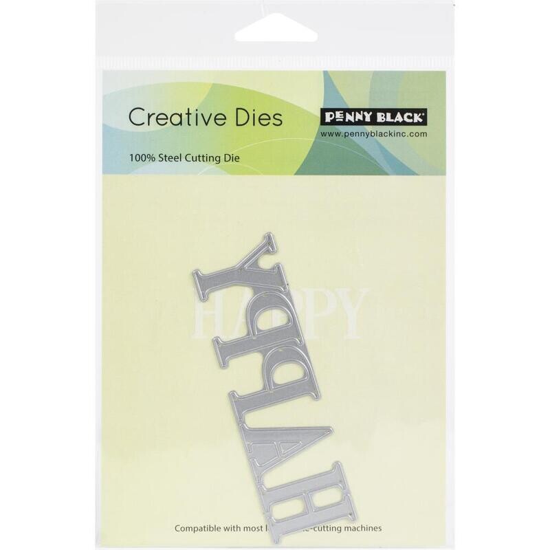 Penny Black Creative Dies - Happy