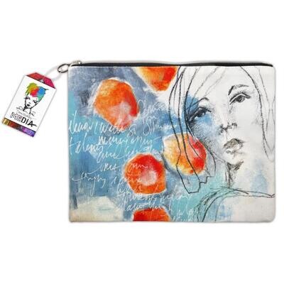 Dina Wakley MEdia Printed Pouch 12x9&quot;