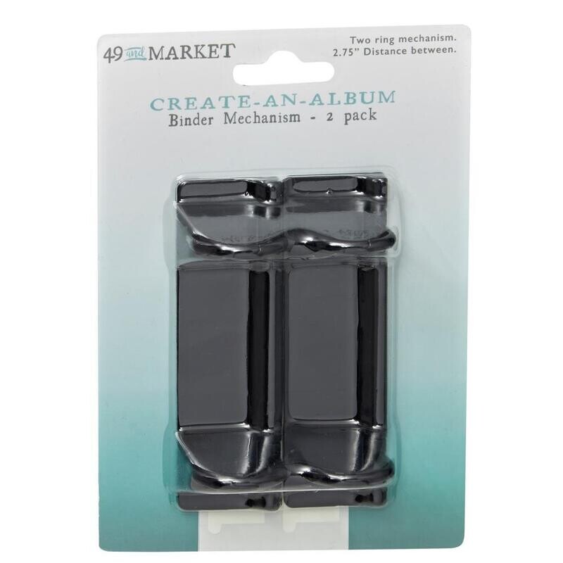 49 and Market Create-an-Album Binder Mechanism 2 pack - Assorted