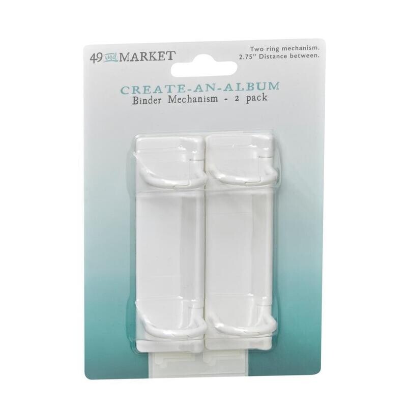 49 and Market Create-an-Album Binder Mechanism 2 pack - Assorted