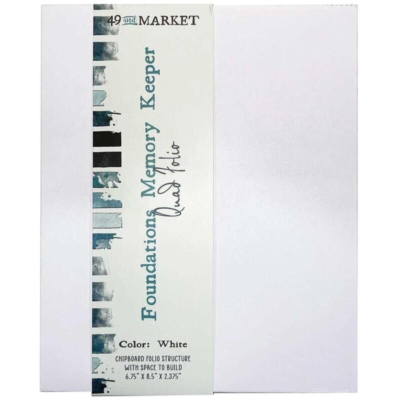 49 and Market Foundations Memory Keeper Quad Folio White
