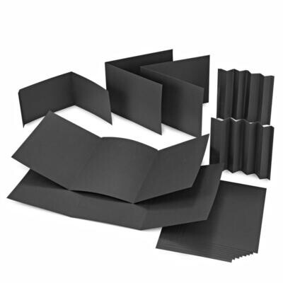 49 and Market Create-an-Album Wide Book Pages Black