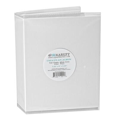 49 and Market Create-an-Album Tall Chunky Album Cover White