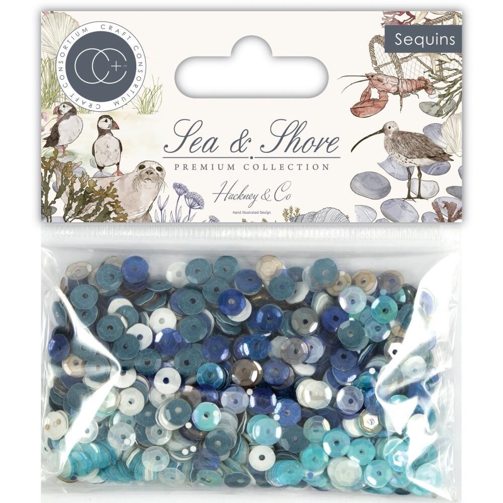 Craft Consortium Sequins Sea and Shore