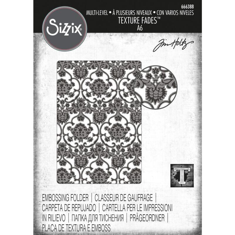 Tim Holtz Sizzix 3-D Texture Fades Multi Level Tapestry