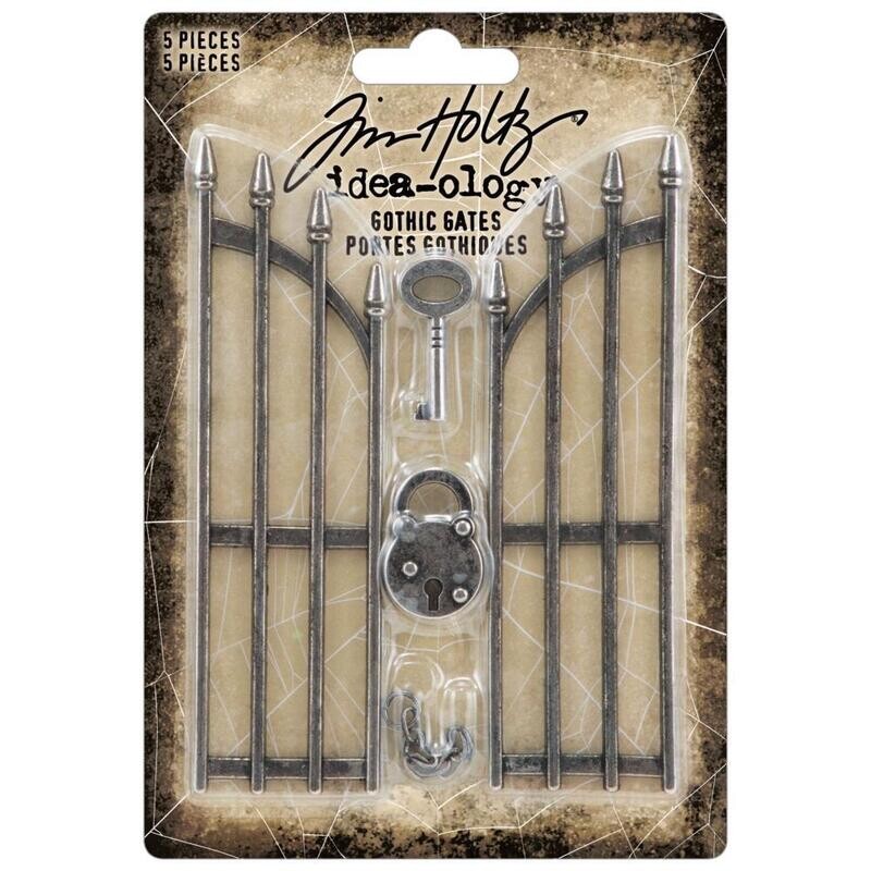 Tim Holtz Idea-ology Halloween 2023 Gothic Gates 5/pkg