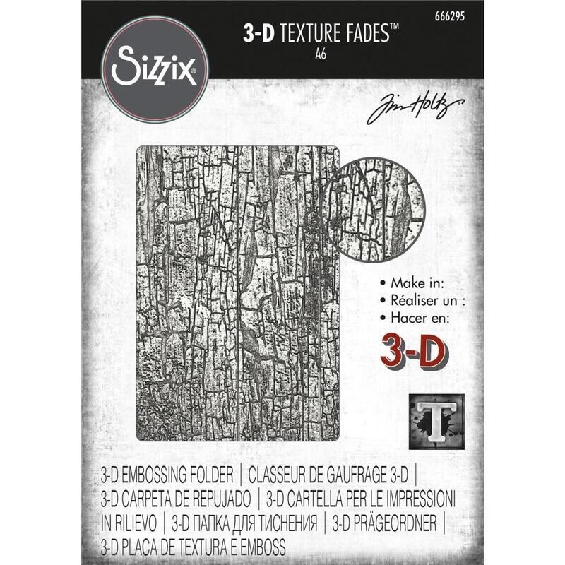 Tim Holtz Sizzix 3-D Texture Fades Cracked