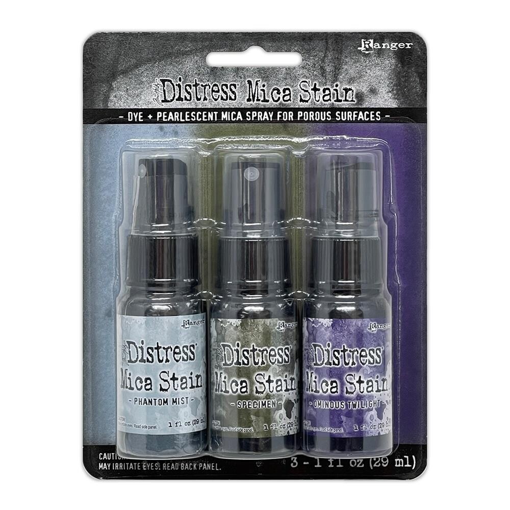 Tim Holtz Distress Mica Stain Set 6 Halloween 2023 3/pkg