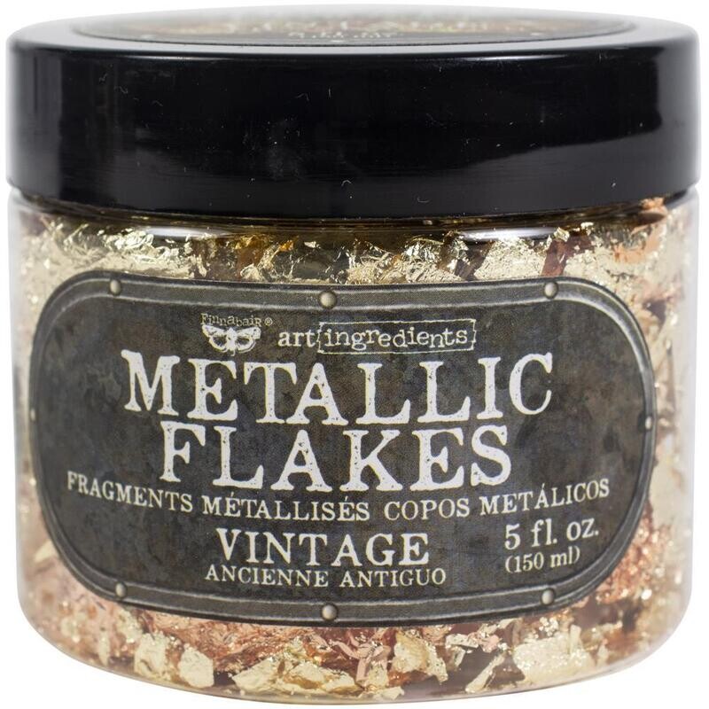 Finnabair Art Ingredients Metallic Flakes - Vintage 150ml