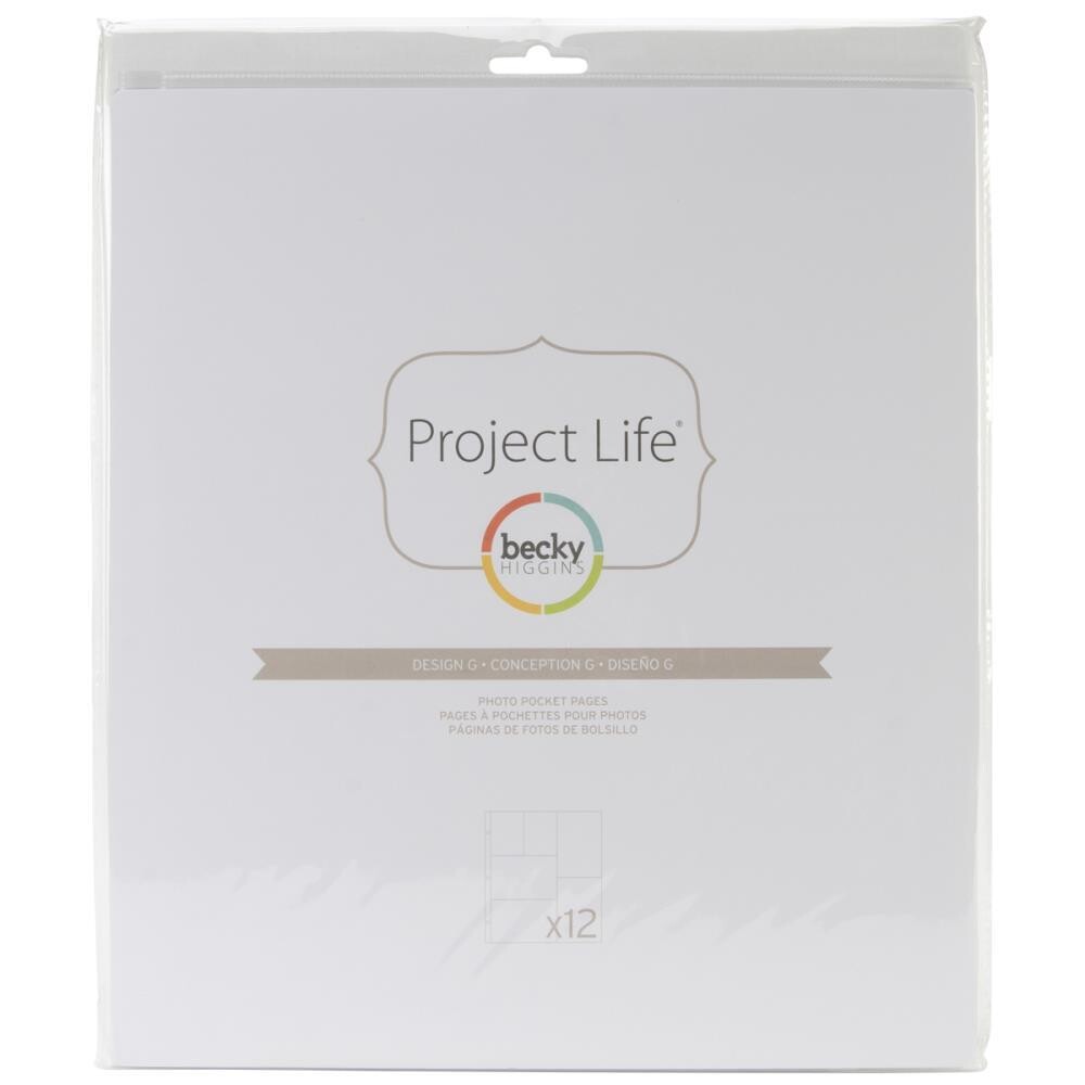 Project Life Page Protectors Design G 12/pkg