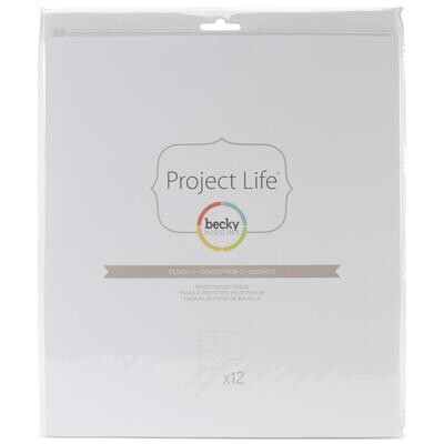 Project Life Page Protectors Design G 12/pkg