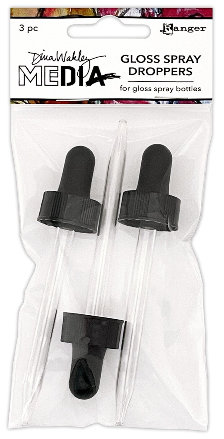Dina Wakley MEdia Gloss Spray Droppers 3/pkg