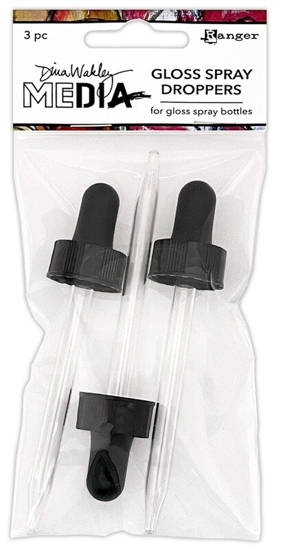 Dina Wakley MEdia Gloss Spray Droppers 3/pkg