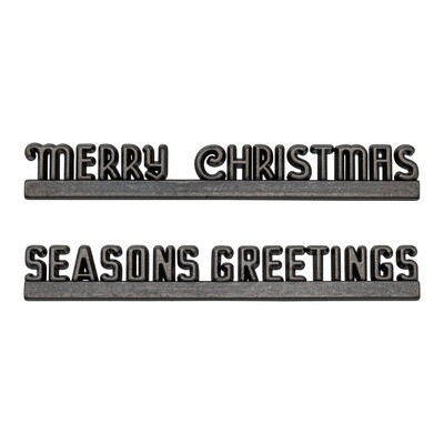 Tim Holtz Idea-ology Christmas 2023 Festive Marquee 2/pkg