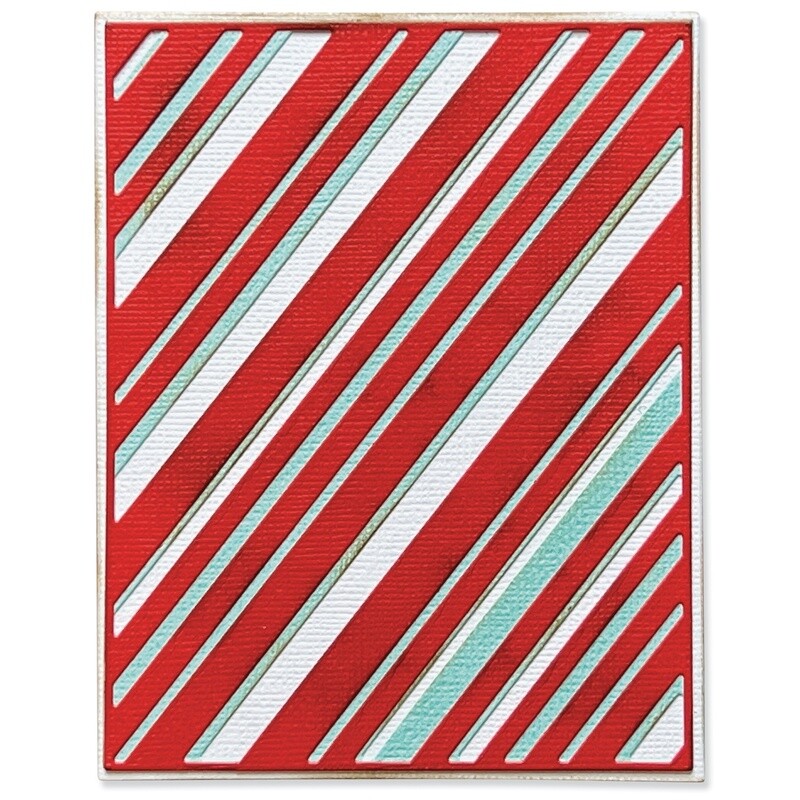 Tim Holtz Sizzix Thinlits Die Layered Stripes 3/pkg