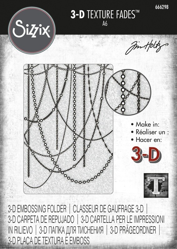 Tim Holtz Sizzix 3-D Texture Fades Sparkle