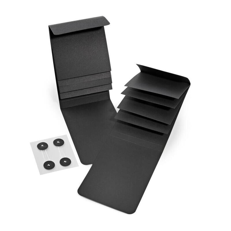 49 and Market Create-an-Album Waterfall Black 4x6 2/pkg
