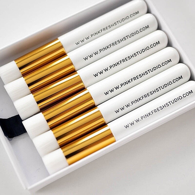 Pinkfresh Studio Essentials Blending Brushes 1/2" 6/pkg