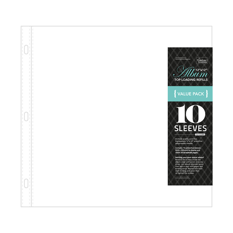 Couture Creations Album Refill Sleeves 12x12&quot; 10/pkg