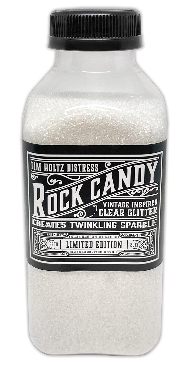 Tim Holtz Distress Glitter Clear Rock Candy Limited Edition 10th Anniversary 7.75oz