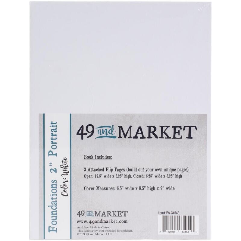 49 and Market Foundations 2' Portrait Binder - Assorted